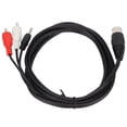 thumbnail image 4 of Big DIN Sound Cord, DIN To 3.5mm 2  Cable Tight Connection Clear Signal Male To Male  For  For Receiver, 4 of 8