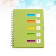 thumbnail image 2 of EeaseMX Cuaderno de espiral lateral, grueso, para estudiantes, papelería, diario, viajes (tamaño grande B5, verde), 2 of 7