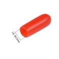 thumbnail image 3 of Unique Bargains Rubber End Caps, 3.5mm ID Round End Cap Cover Red Screw Thread Protectors 50pcs, 3 of 3