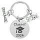thumbnail image 2 of Llavero de graduación Graduación llavero metal colgante llavero de recuerdo anillo de llave de recuerdo, 2 of 5