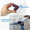Furniture Corner Guards (8 Corners) Adhesive Childsafe Soft Rubber