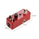 thumbnail image 2 of Pedal de efectos HOLY WAR Distorsión analógica de metales pesados Pedal de efecto de guitarra 3 Modo de trabajo Carcasa de aleación de aluminio Bypass verdadero Rowin  Pedal de efectos, 2 of 6