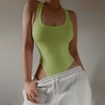 thumbnail image 4 of Aayomet Jumpsuits For Women Leisure Halter Yoga Vest Sports Spring Jumpsuit Short Sports Sexy Women's Women's Jumpsuit,Green L, 4 of 5