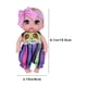 thumbnail image 3 of Juguetes Para Niño Muñeca Reborn de 6 pulgadas, juguete interactivo que acompaña a la muñeca, muñeca de esmalte, juguete de goma suave para niños. Juguetes Para Bebe 1 Año, 3 of 7
