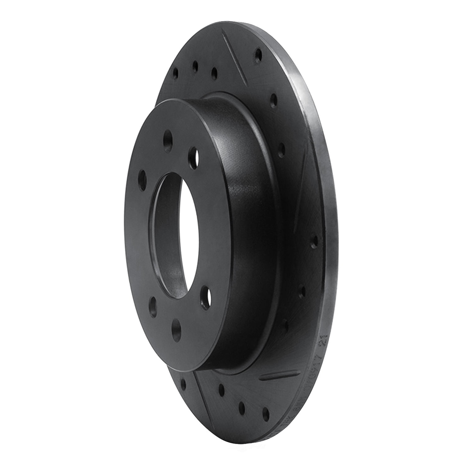 Dynamic Friction Company 633-03010R DFC Brake Rotor - Drilled And Slotted - Black
