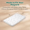 thumbnail image 3 of The Peanutshell Organic Cotton Playard Toddler Bed Sheets for Baby Boys and Girls, Cottage Pasture, 2 Pack, 3 of 8