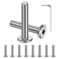 thumbnail image 1 of Kit de tornillos de cabeza plana de 10 piezas, M5x25mm, tornillos de acero inoxidable 304 con llave hexagonal, 1 of 7