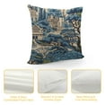 thumbnail image 4 of Nawypu  Throw Pillow Cover  Asian Blue White China Willow Lace Oriental Chinese Toille Home Decor Pillowcase Lumbar Pillow Case Cushion Cover for Sofa Couch Bed, 4 of 5