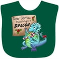 thumbnail image 3 of Inktastic Dear Santa, Please Bring Me a Dragon Christmas Wish Boys or Girls Baby Bib, 3 of 4