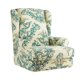 thumbnail image 2 of Funda con Cubierta de Cojín Wingback Sil Yotijar Funda de sofá Suave Te Jacquard Verde, 2 of 8