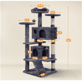 thumbnail image 5 of 54in Cat Tree Tower Condo Furniture Scratch Post for Kittens Pet House Play, 5 of 6
