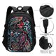 thumbnail image 3 of Balery Paisley Mochila con carga USB para hombre y mujer - Mochila impermeable y antirrobo para laptop con puerto USB para viajes, trabajo, 3 of 7