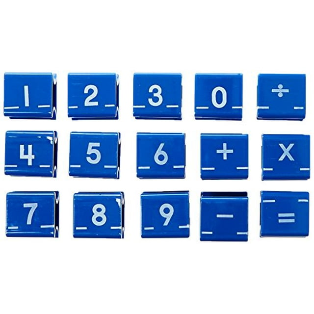 Center Enterprise Ce6841 Ready2Learn Chiffres et Signes Timbres, 1" (Pack de 15)