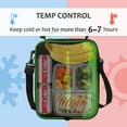 thumbnail image 5 of Tirrinia Expandable Insulated Lunch Bag, Leakproof Lunch Cooler Tote with Shoulder Strap for Men and Women, Suitable for Work, Office, Travel, Picnic, 5 of 8
