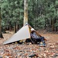 thumbnail image 5 of 3FULGEAR, Ultralight Hiking Tipi Tent, Pole-less Mono Silicone Coated  Backpacking Tent, Pro Trekking Lightweight Pyramid Tent, Waterproof & Windproof & Tear-resistant Tent, 5 of 6