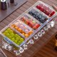 thumbnail image 5 of Caja para almacenar frutas ZJT250118084 | Recipiente de plástico PET grueso de grado alimenticio con compartimentos divididos, diseño hermético transparente y nevera integrada para uso doméstico, 5 of 5