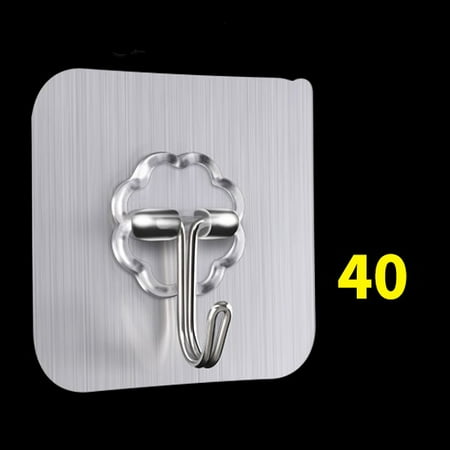 

Livesture pvc punch-free hook and hook 40pcsB