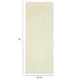 thumbnail image 7 of Mainstays Traditional Solid Shag Indoor Runner Rug, Ivory, 2'6" x 8', 7 of 7
