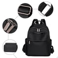 thumbnail image 5 of Stylago Mini Women Backpacks Fashion Ladies Nylon Daypack Lightweight Multiple Zipper Shopping Travel Small Schoolbags Pink, 5 of 6
