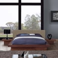 thumbnail image 1 of Modway Freja Ensemble de Chambre Grand 3 Pcs en Tissu, Fini Noyer Latte, 1 of 5