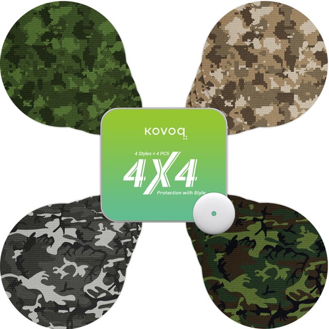 Paquete de 16 fundas para sensores KOVOQ Libre 3 y Plus, impermeables