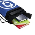 thumbnail image 4 of Green Lantern Blackest Night Indigo Lantern Logo Drawstring Backpack Sports Bag Sackpack 17" x 13", Perfect for Gym, Yoga or Practice, 4 of 5