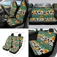 thumbnail image 2 of KUIFORTI Boho Car Accessories Set Sunflower Car Seat Covers Full Set for Women Steering Wheel Cover and Seat Belt Covers Rearview Mirror Cover Cup Mats Key Chain Car Trash Bag, 2 of 7