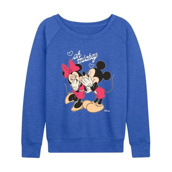 Disney - Oh Mickey - Women's French Terry Long Sleeve Pullover