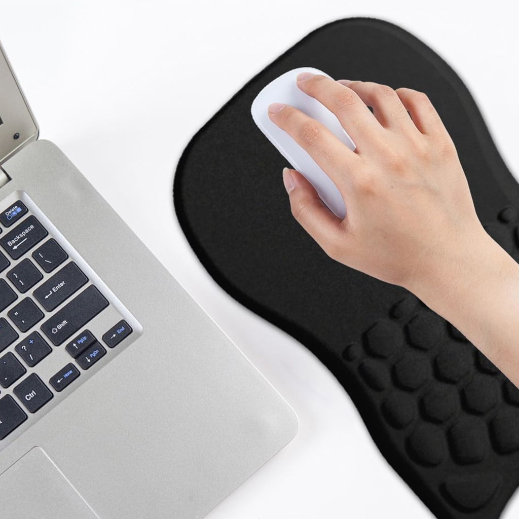 Ergonomic Gaming Office Mouse Pad Mat Mousepad with Rest Wrist Support NonSlip Rubber Base Special Surfaces