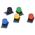 thumbnail image 4 of 5Pcs Button Module Large Push Switch Board 3 Pin PCB Push Button With Color Covers Electronic Building Blocks For Circuit Combinations, 4 of 8