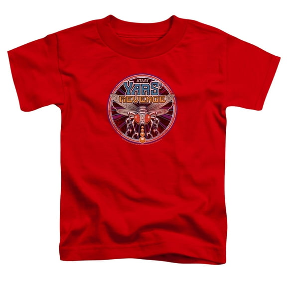 Atari Yars Revenge Patch S/S Toddler T-Shirt Red