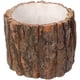 thumbnail image 1 of Maceta de madera natural, imitación de tronco de madera, maceta pequeña, 1 of 7