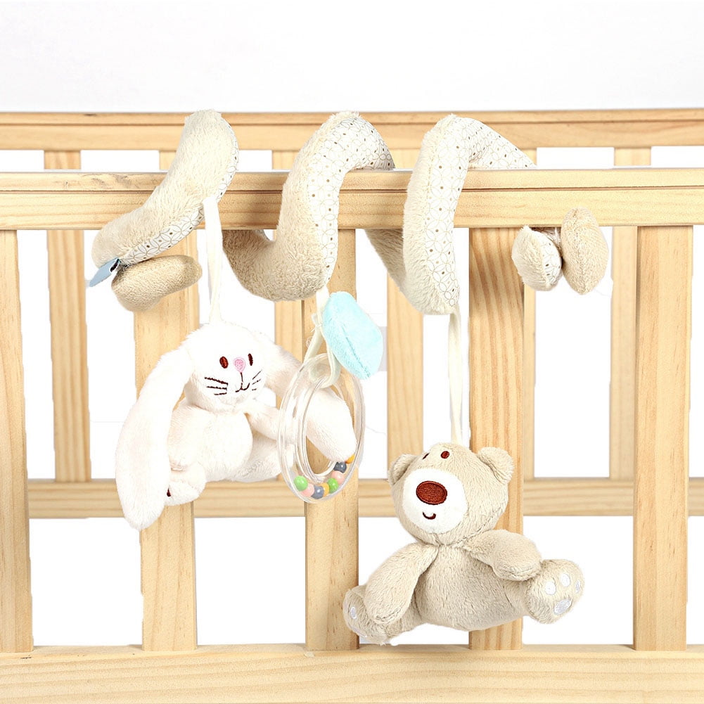 Estink Spiral Wrap Around Toy Pp Cotton Plush Soft Toys Comfortable Exercise Baby s Hearing For Kids Car Durable