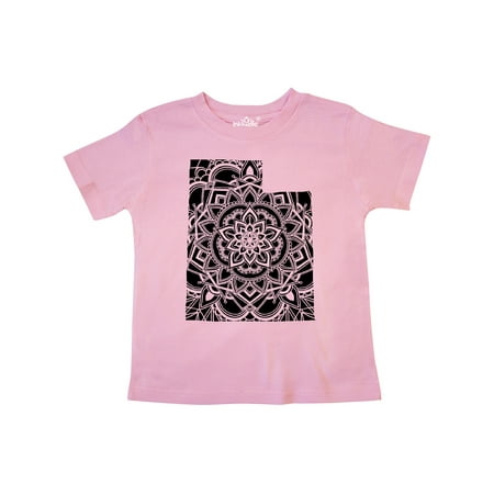 

Inktastic Utah Silhouette Mandala Gift Toddler Boy or Toddler Girl T-Shirt