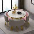 thumbnail image 1 of Modern Simple Dining Tables Reception Negotiation Wooden Dining Tables Rest Office Restaurant  Home Furniture My Lux Decor Round, 1 of 18