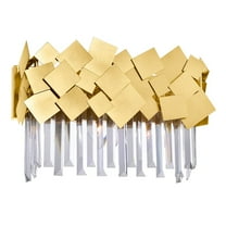 CWI Lighting Panache 3 Light Contemporary Metal Vanity Light in Medallion Gold