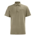 thumbnail image 2 of Polo Shirt Boys Pocketless Mesh Short Sleeve Boy Khaki Button down Shirt Back to School Shirt Kids Summer Casual Shirts, Size 3-14 Years, 2 of 4