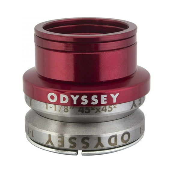 Odyssey Pro Headset - Integrated, 1-1/8", 45 x 45, 5mm Stack, Red