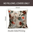 thumbnail image 2 of LALILO Throw Pillow Covers Watercolor Flowers Artwork Packaging Cushion Cover 18" x 18", 2 Pack, 2 of 6