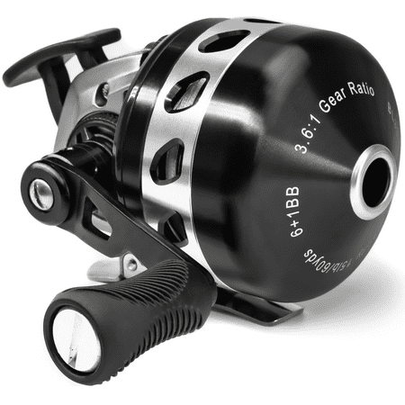 BALLISTA BL33 Spincast Bowfishing Reel - Stainless Steel Left/Right Reversible 3.6:1 Gear Ratio Strong Line 5# 45 Yards 0.35mm/50lb