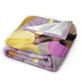 thumbnail image 5 of Funny Banana Vaporwave Blanket Flannel Fleece Throw Blankets Soft Cozy Blanket Fuzzy Plush Home Decor for Couch Bed Sofa Living Room Bedroom, 5 of 6