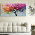 thumbnail image 5 of Large Tree of Life Canvas Wall Art, Abstract Canvas Prints Landscape Paintings, Oversized Pictures Artwork Nature Wall Decor for Living Room Bedroom Office, 5 of 7