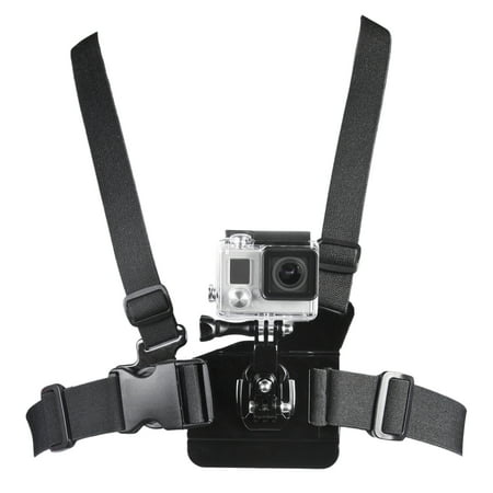 Bower Xtreme Action Series Chest Body Strap - Support system - shoulder-chest support / strap mount - for GoPro HD HERO; HD HERO2; HERO Session; HERO+ LCD; HERO3; HERO3+; HERO4; HERO4 Session