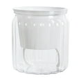 thumbnail image 2 of QISIWOLE Self Watering Planter Plastic, 4 Inch Plant Pots Indoor, Small Self Watering Orchid Pot Pumpkin Planter Flower Pot for All House Plants, Flowers, African Violets (Clear), 2 of 6