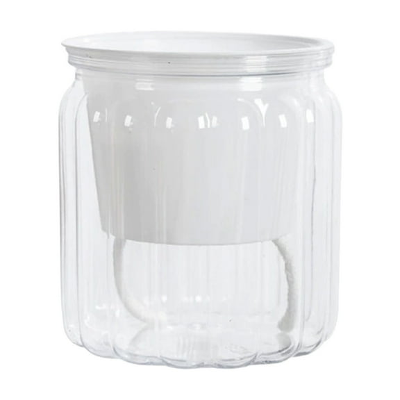 4.5 Inch Plastic Pots for Indoor Plants, African Violet Pots with Wick Rope, Flowers, Succulents, Herb, House Plants Clear