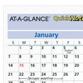 thumbnail image 3 of AT-A-GLANCE QuickNotes 2025 Reversible Erasable Monthly Yearly Wall Calendar, 3 of 4