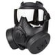 thumbnail image 5 of Máscara de respirador táctica protectora Máscara de gas de cara completa para tiro militar Airsoft Caza Equitación Juego Cs Protección de cosplay (Negro) Rojo Verde, 5 of 5
