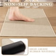 thumbnail image 7 of ChakmeOne 5 Piece Bathroom Rug Set Thin Super Absorbent Non Slip Machine Washable Bath Mat with Rubber Backing for Shower Tub Floor & Toilet, 7 of 7