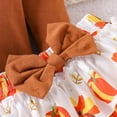 thumbnail image 7 of Enyan Newborn Baby Girl Thanksgivinger Outfit Clothes Romper+Bloomers Tutu Skirt+Socks+Headband Set First Thanksgivinger Outfit（Size 0-3 Months）, 7 of 7