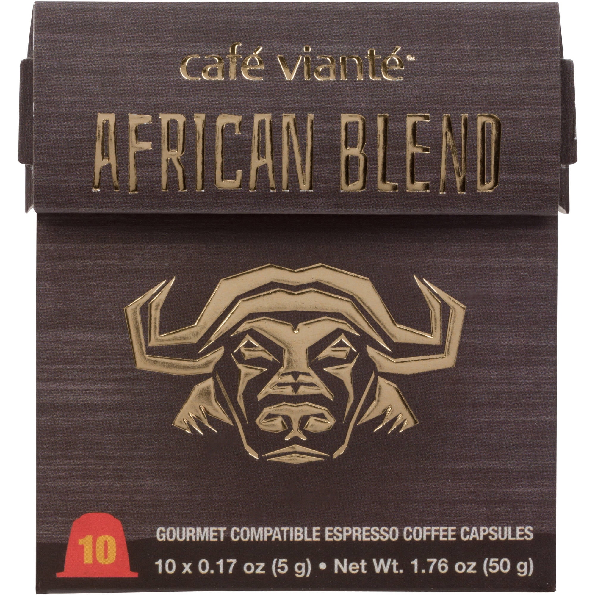 Cafe Viante African Selection African Blend Espresso Coffee Capsules, 60pk Nespresso... by Access Global
